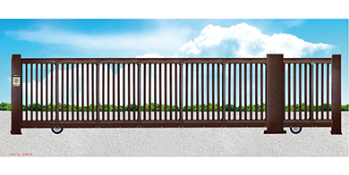 無軌鋅鋼平移門1