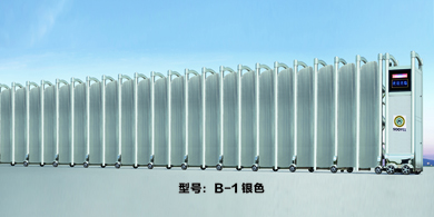 B-1 銀色電動伸縮門